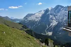 DSC_5559 Udsigt fra Belvedere mod Marmolada gletsjeren