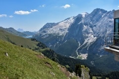 DSC_5559 Udsigt fra Belvedere mod Marmolada gletsjeren