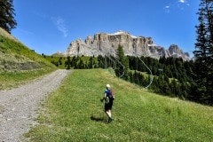 DSC_6674 Dolomitterne om sommeren med Sella missiv i baggrunden