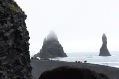 Sorte strand ved Vik, Island