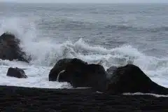 Sorte strand ved Vik, Island