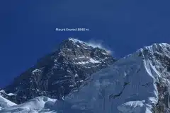 Mount Everest verdens højeste bjerg 8848 m over havet