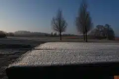 Arresø en frostklar morgen