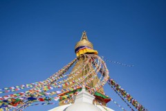 NEP_4681 Boudhanath-stupa, Tibetansk Bedeflag, Kathmandu